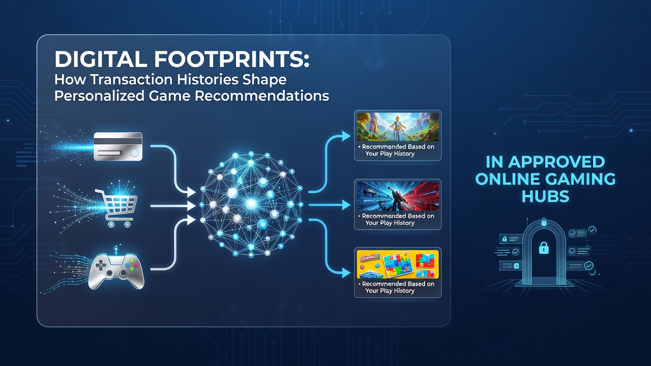 Digital transaction data flowing into gaming recommendation engines on licensed platforms
