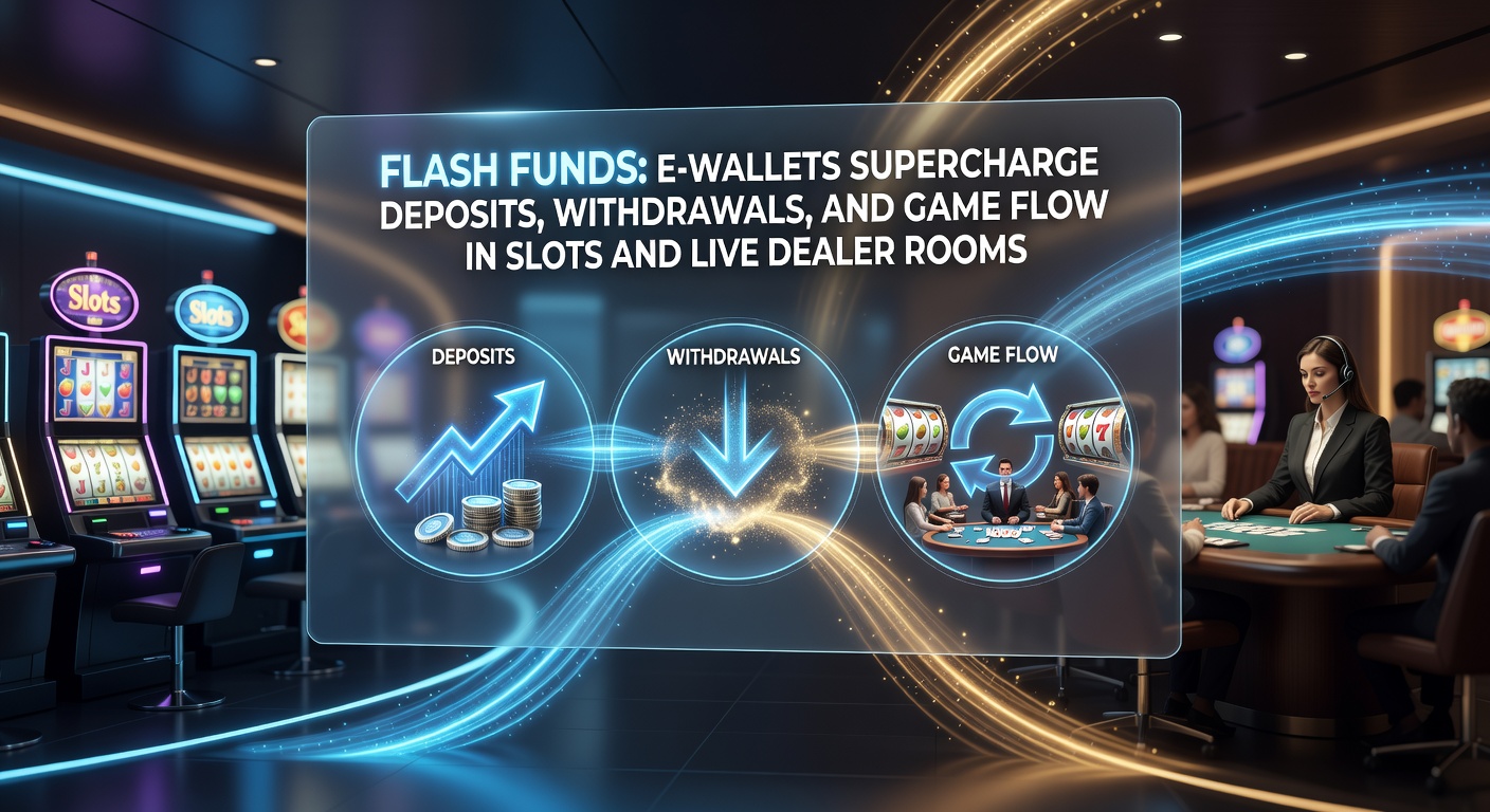 Vibrant digital wallet interface showing lightning-fast transaction icons amid colorful slot reels and live dealer tables