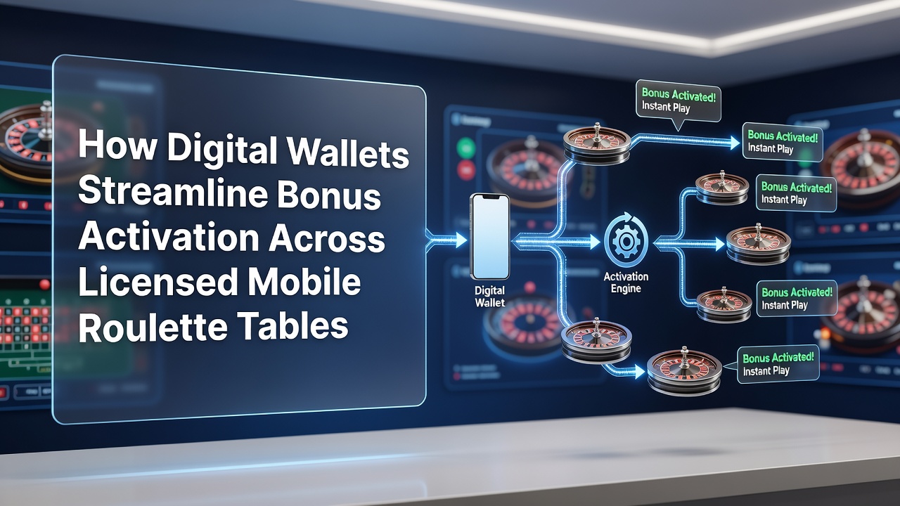 Mobile roulette interface showing digital wallet integration for bonus activation
