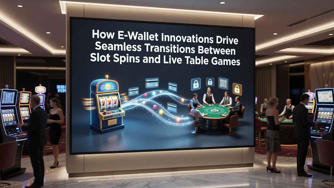 Live dealer table screen with e-wallet balance overlay during active play