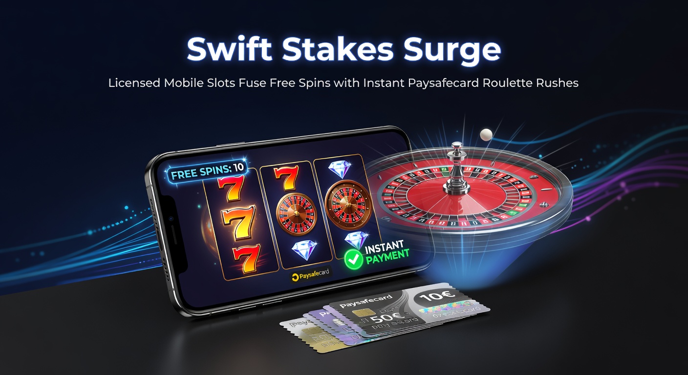 Dynamic mobile slot interface displaying cascading free spins and vibrant roulette wheel in action on a smartphone screen
